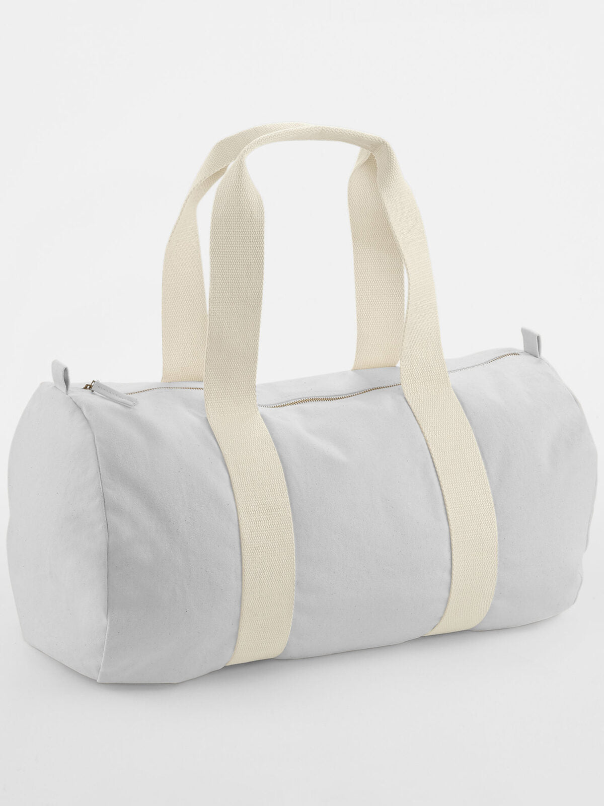 EarthAware Organic Barrel Bag Herren Tasche / Rucksack – Westford Mill – Farbe Hellgrau – individuell veredelbar