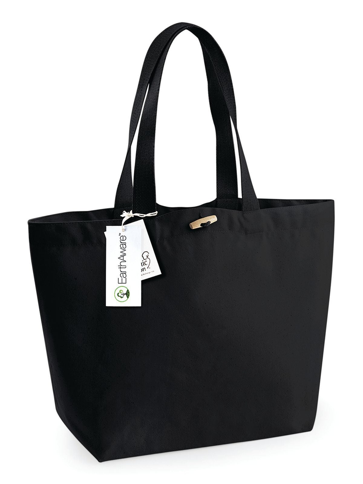 EarthAware Organic Marina Tote Herren Tasche / Rucksack – Westford Mill – Farbe Schwarz – individuell veredelbar