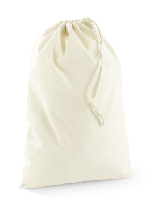 Recycled Cotton Stuff Bag XXS Herren Tasche / Rucksack – Westford Mill – Farbe Natur – individuell veredelbar