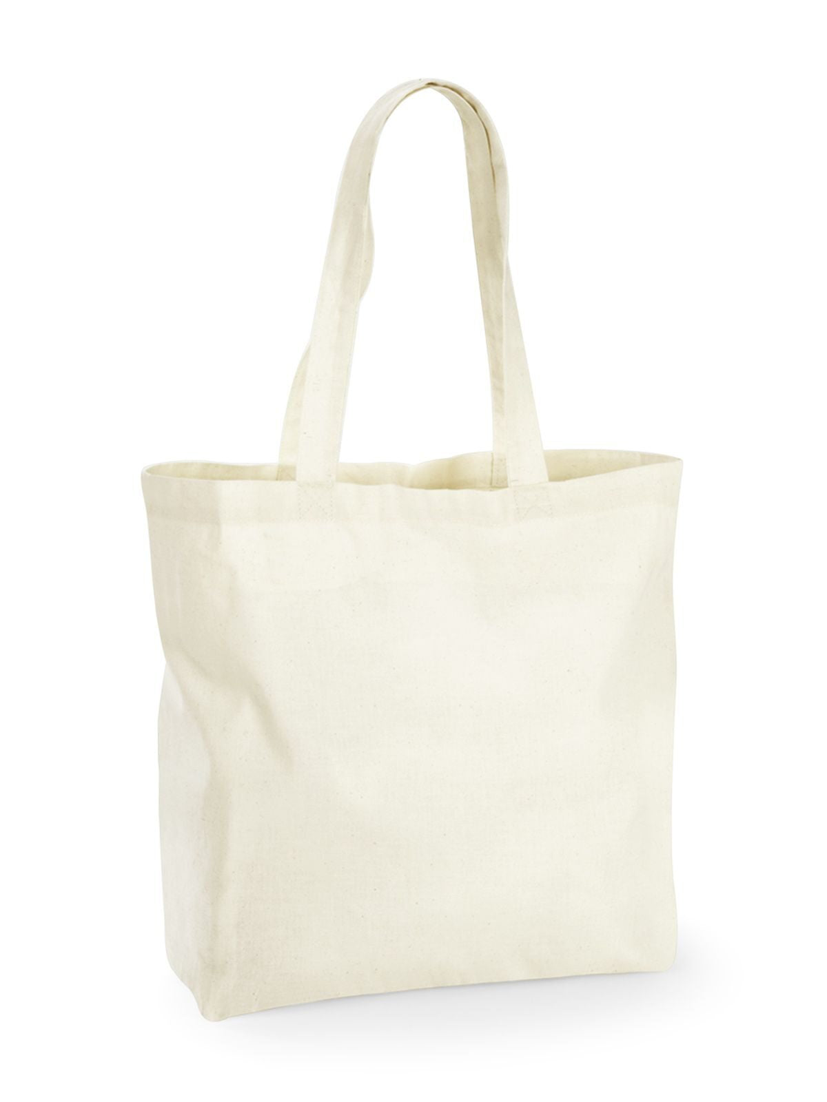 Recycled Cotton Maxi Tote Tasche / Rucksack – Westford Mill – Farbe Natur – individuell veredelbar