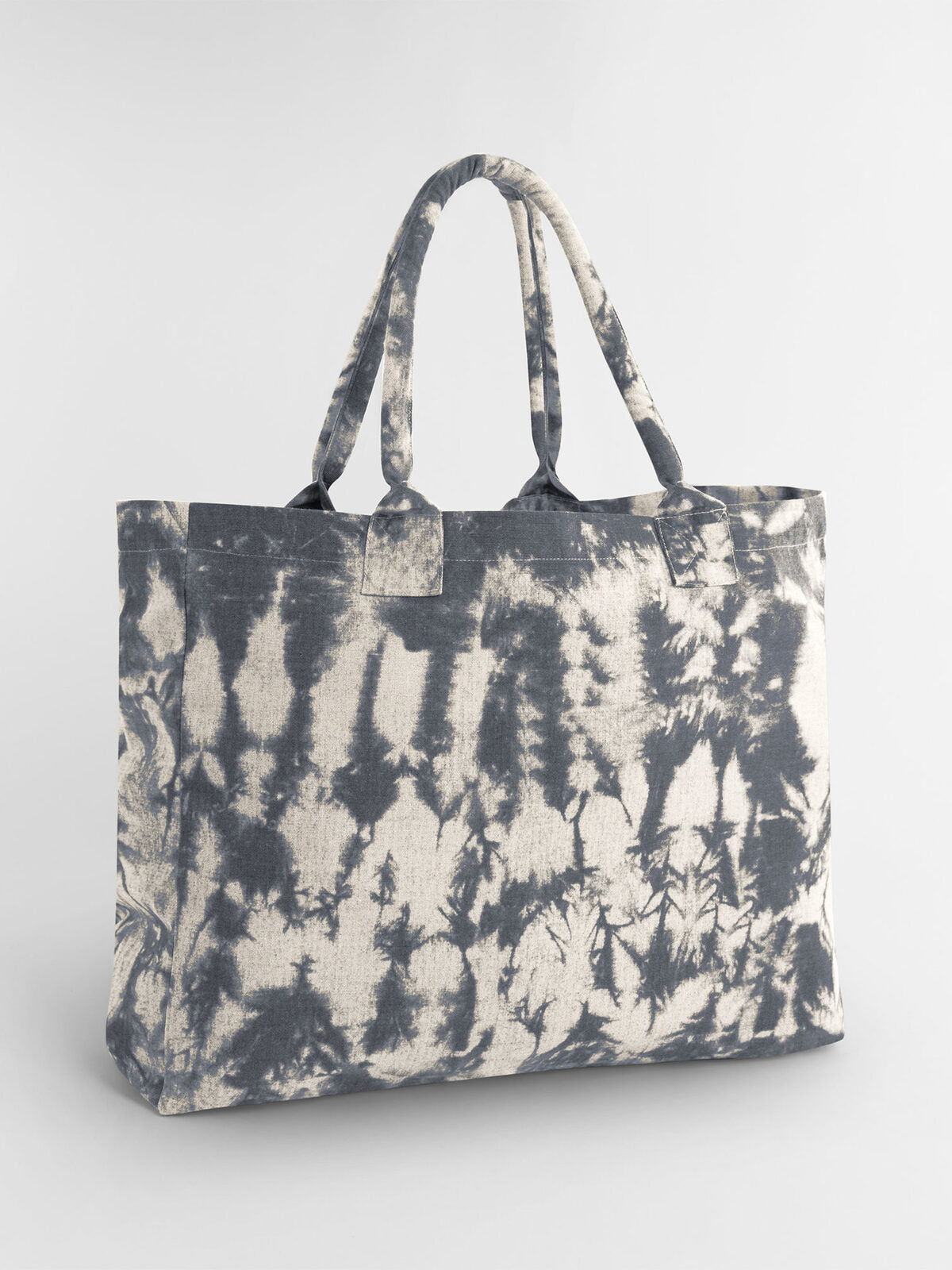 Tie Dye Canvas Tote bag Herren Tasche / Rucksack – Westford Mill – Farbe natural black tie dye – individuell veredelbar