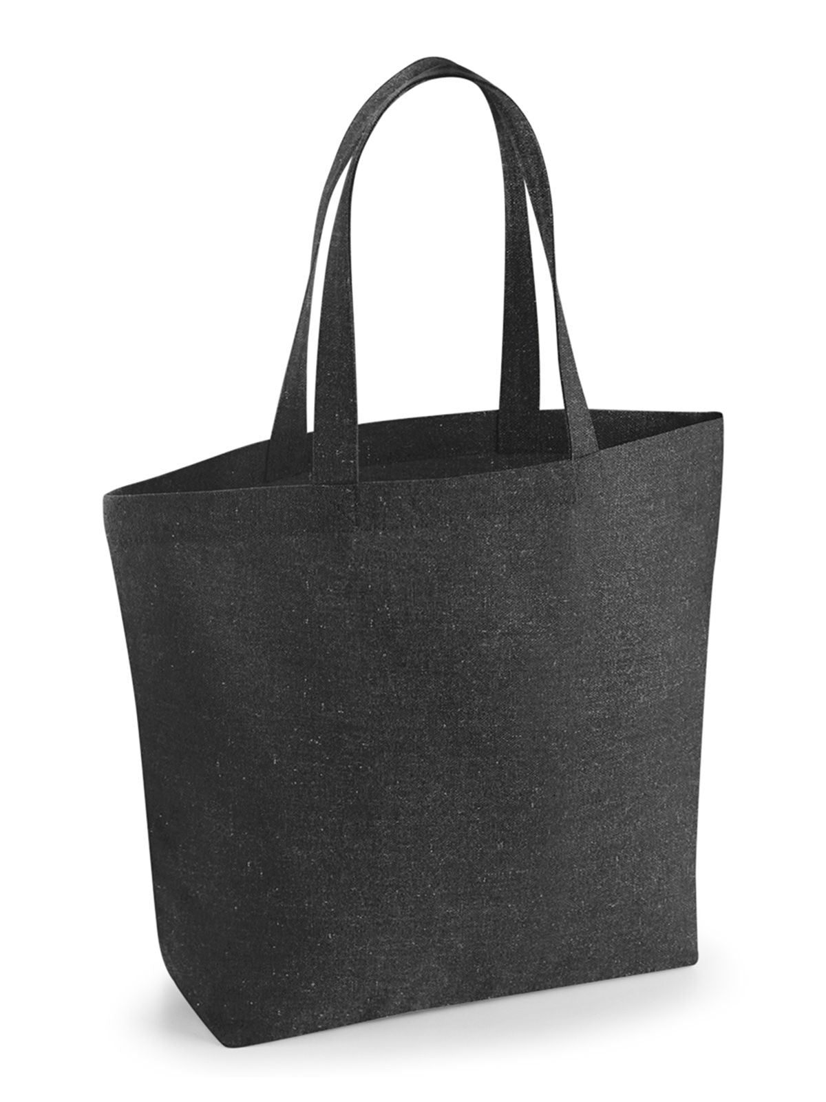 Revive Recycled Maxi Tote Tasche / Rucksack – Westford Mill – Farbe Schwarz – individuell veredelbar