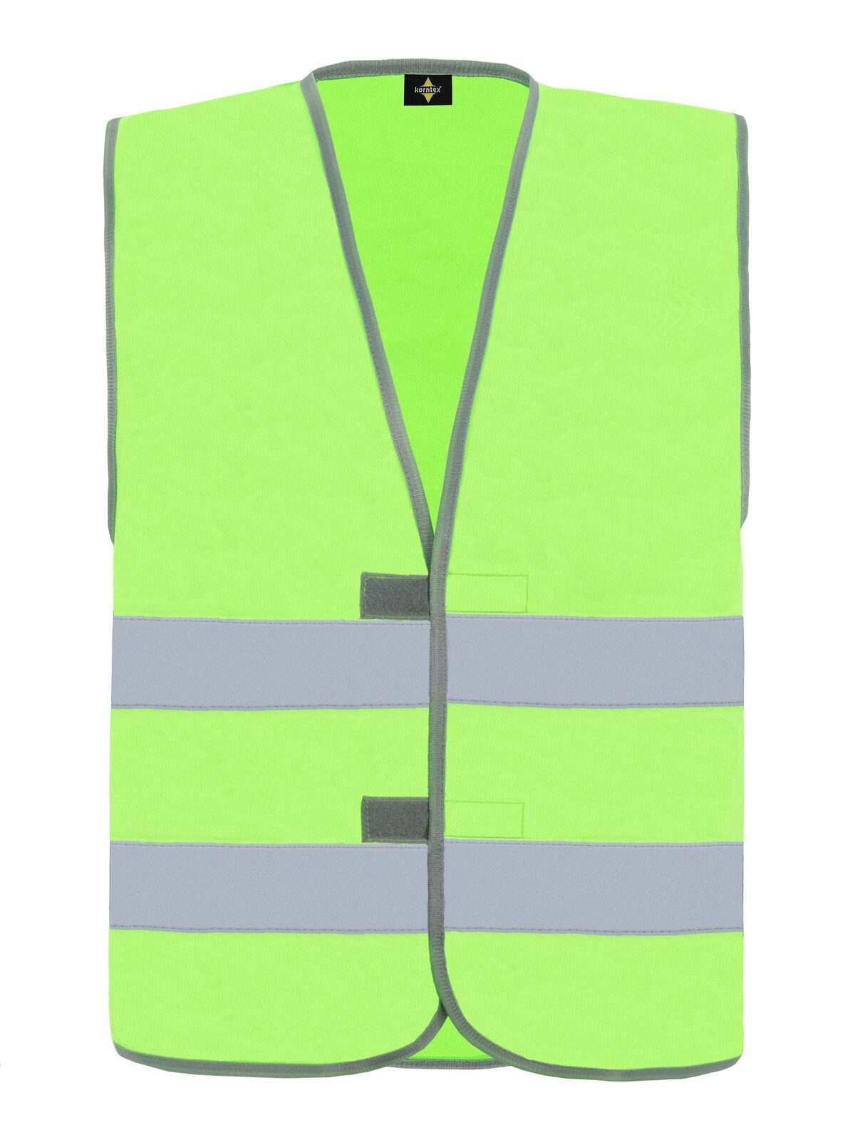 "Passau" Herren Warnweste / Sicherheitsweste – Korntex – Farbe Neon Green – individuell veredelbar