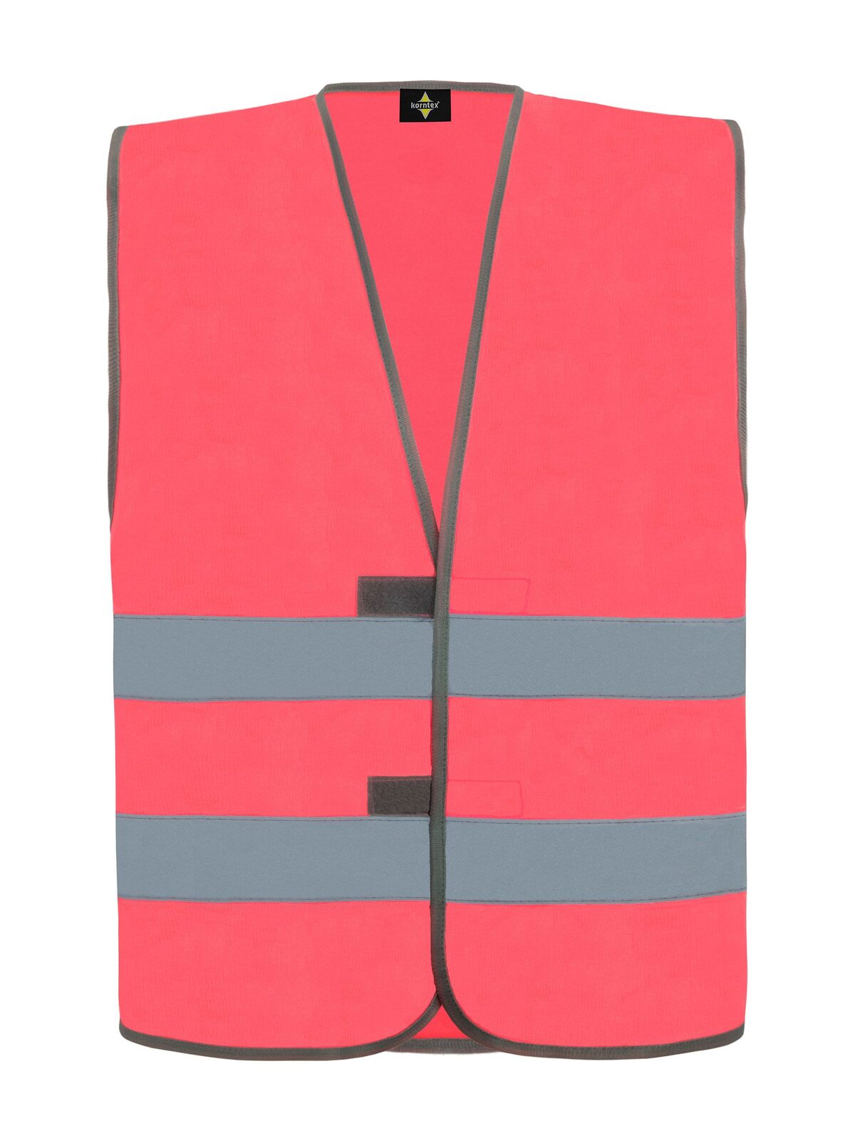 "Passau" Herren Warnweste / Sicherheitsweste – Korntex – Farbe Neon Pink – individuell veredelbar