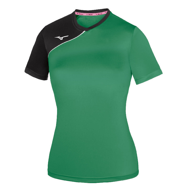 Mizuno Sporttrikot Trad Soukyu – Damen | X2EAB730 – Grün/Schwarz