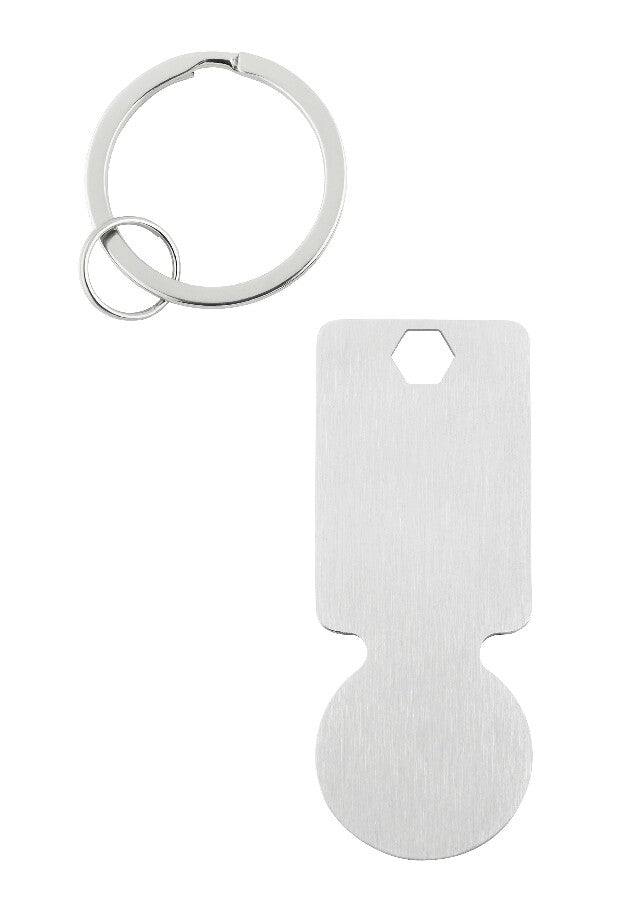 EK-Schlüsselanhänger "Style&Shop" silber – silber – Bild 5