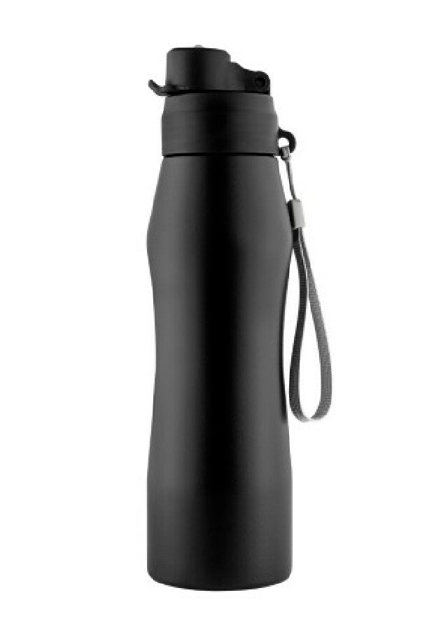 Wasserflasche "GenerationRefill" schwarz – schwarz – Bild 1