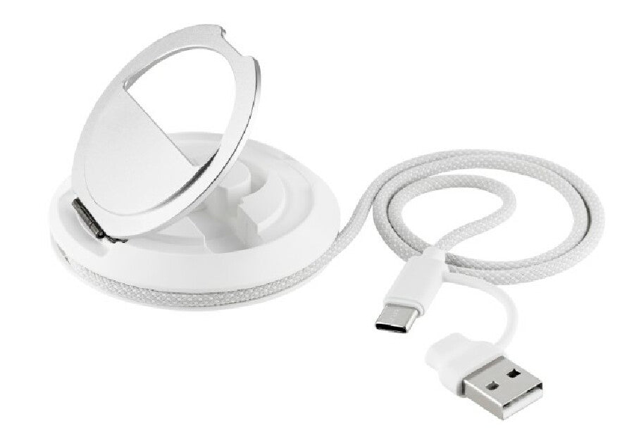 Wireless-Ladegerät Magnetischer Wireless Charger "BusinessFlexCharger" – weiss – Bild 4