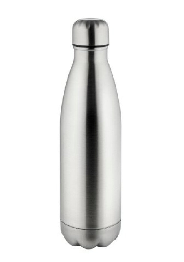 Sportflasche Edelstahl "PowerSteel" – silber – Bild 1