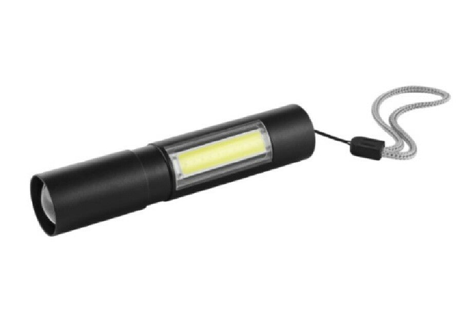 Taschenlampe „BlackChargeMicro“ schwarz – schwarz – Bild 1