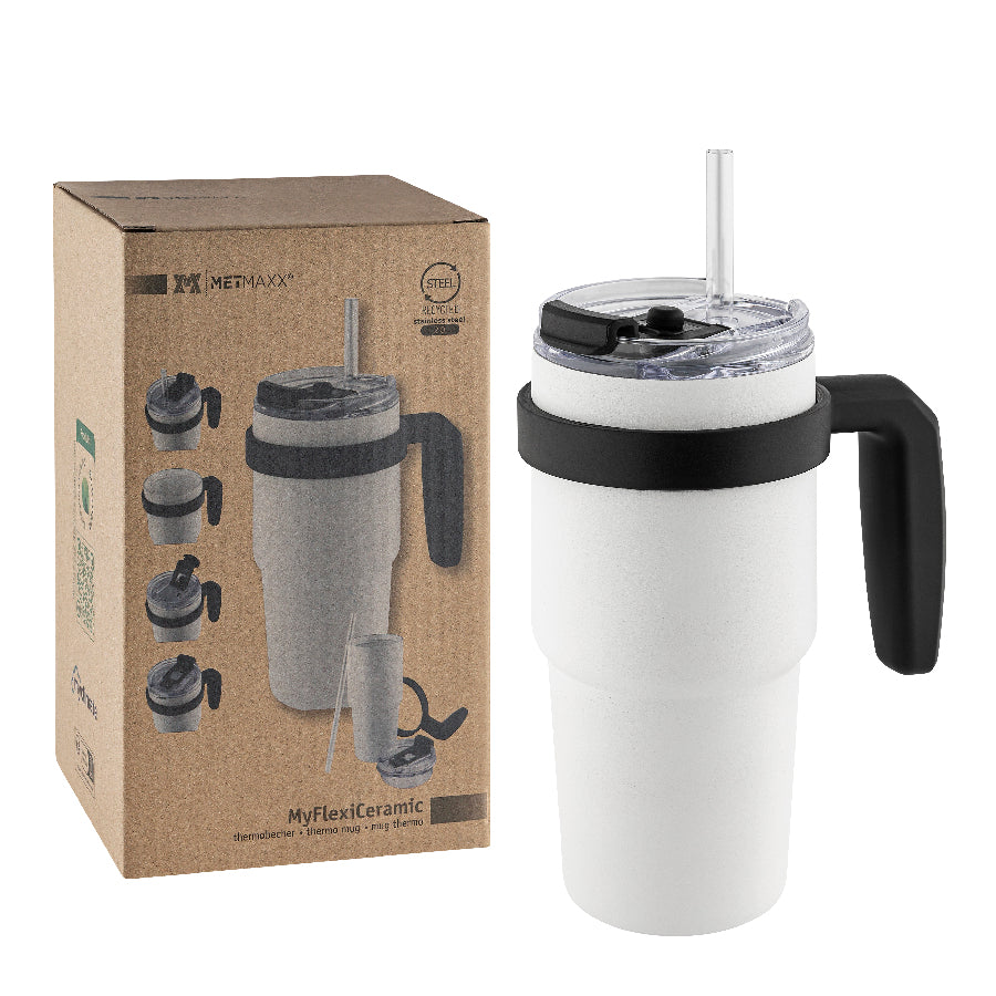 Thermobecher "MyFlexiCeramic" – weiss – Bild 9