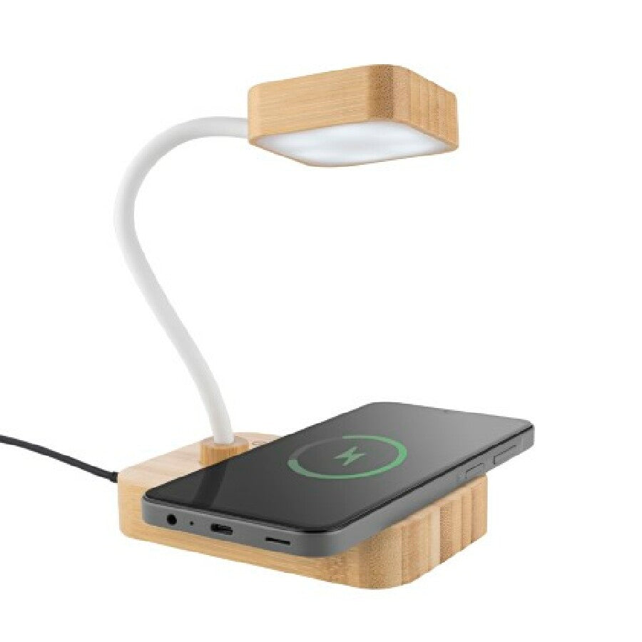 Tisch- & Ladeleuchte "LumiBamboo" – transparent – Bild 4