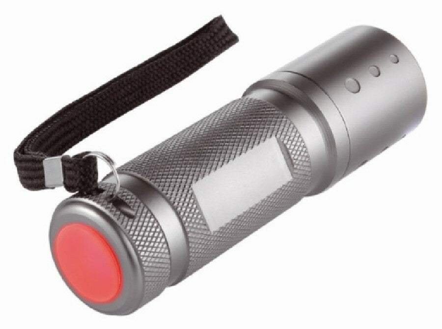LED MegaBeam Taschenlampe "Safe2GoCompact" titan – titan – Bild 3