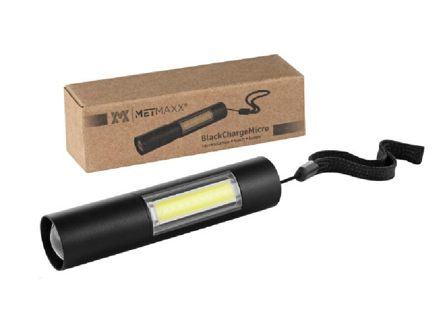 Taschenlampe „BlackChargeMicro“ schwarz – schwarz – Bild 4
