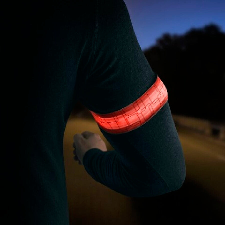 LED-Armband "GlowBand Active" – silber – Bild 3