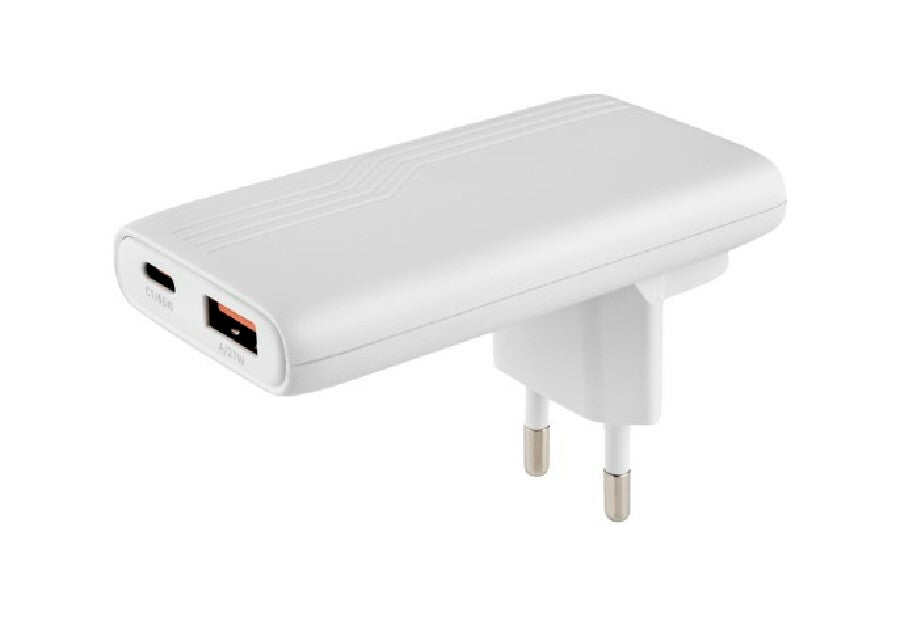 USB-Ladegerät Wallcharger "SlimChargePro65" – weiss – Bild 1