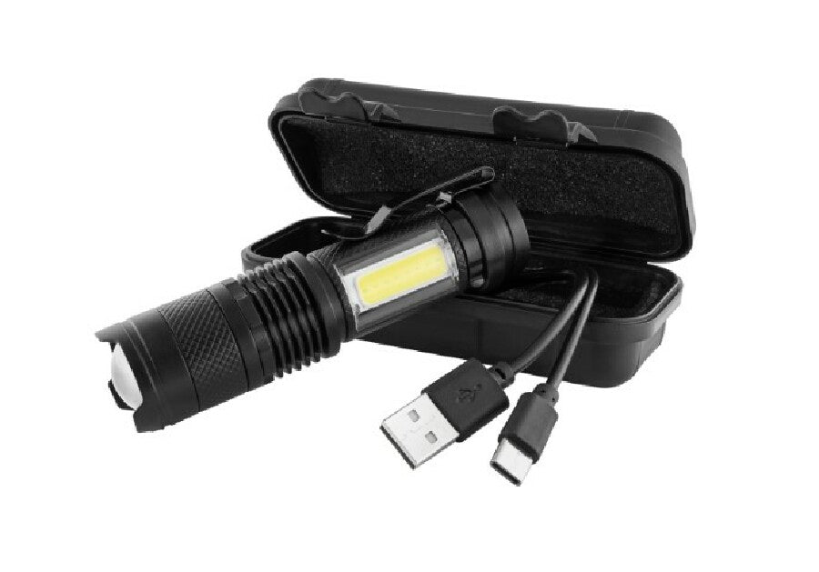 Taschenlampe "BlackChargeMicroBudget" – schwarz – Bild 3