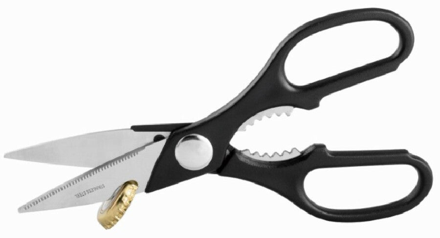 Schere "MetallPoint" schwarz – transparent – Bild 1