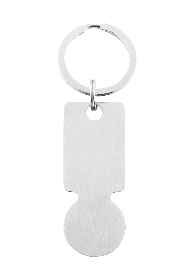 EK-Schlüsselanhänger "Style&Shop" silber – silber – Bild 4