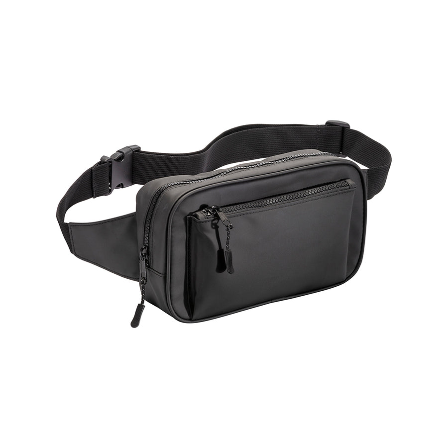 Marsupio in poliestere water resistant. Tasca frontale con cerniera e cintura regolabile aus Polyester 600d with pu coating
