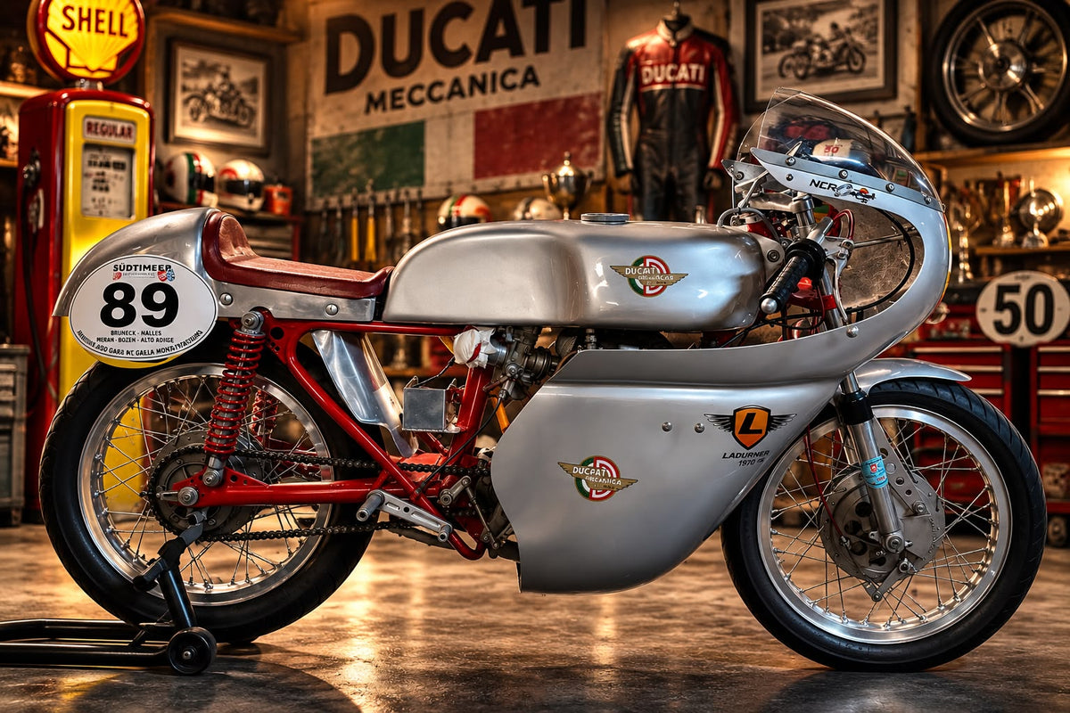 Lifestyle-Inszenierung der Ducati NCR 89 – Titelbild