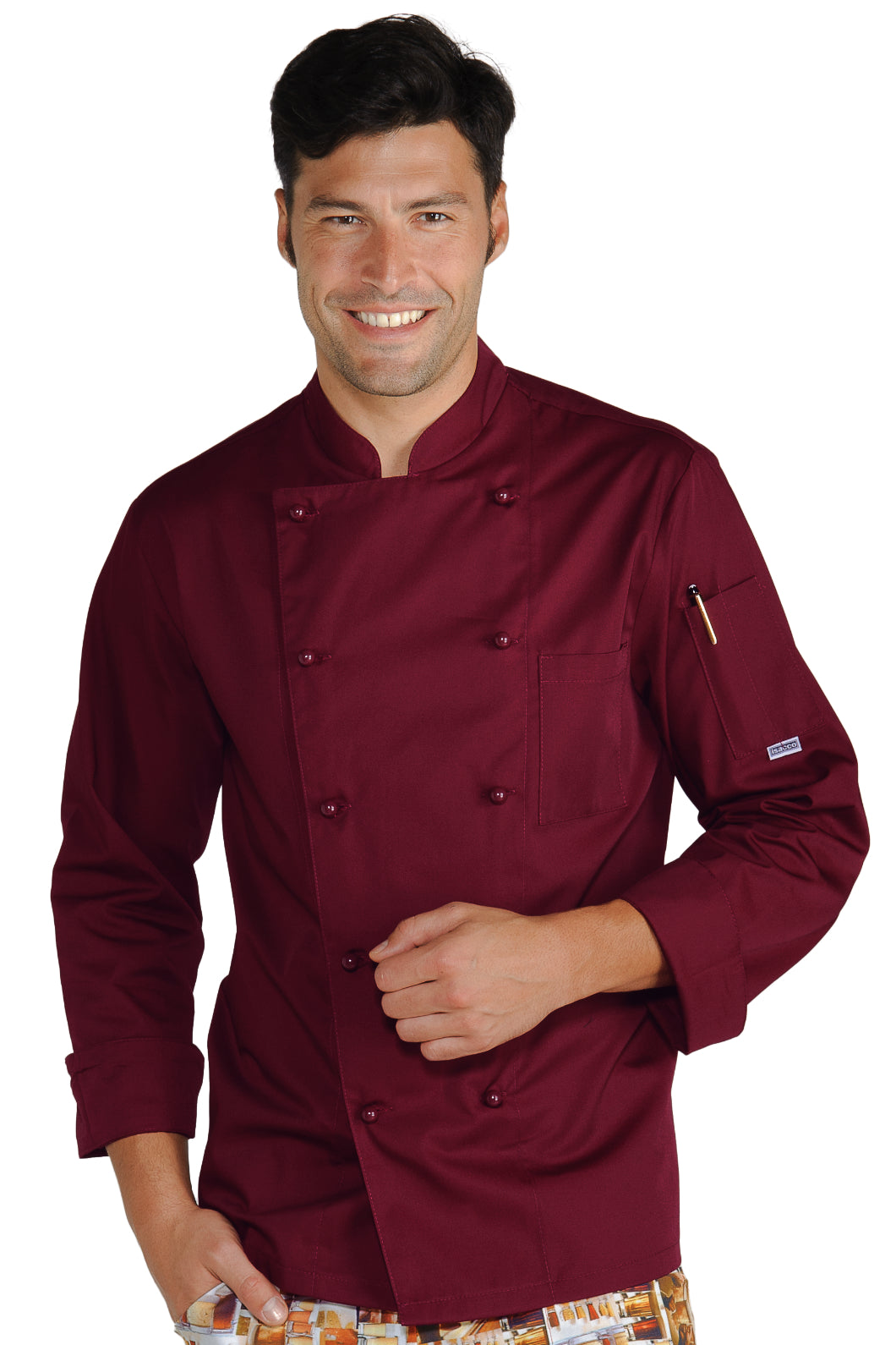 Isacco Kochjacke Cuoco Classica Bottoni Antipanico