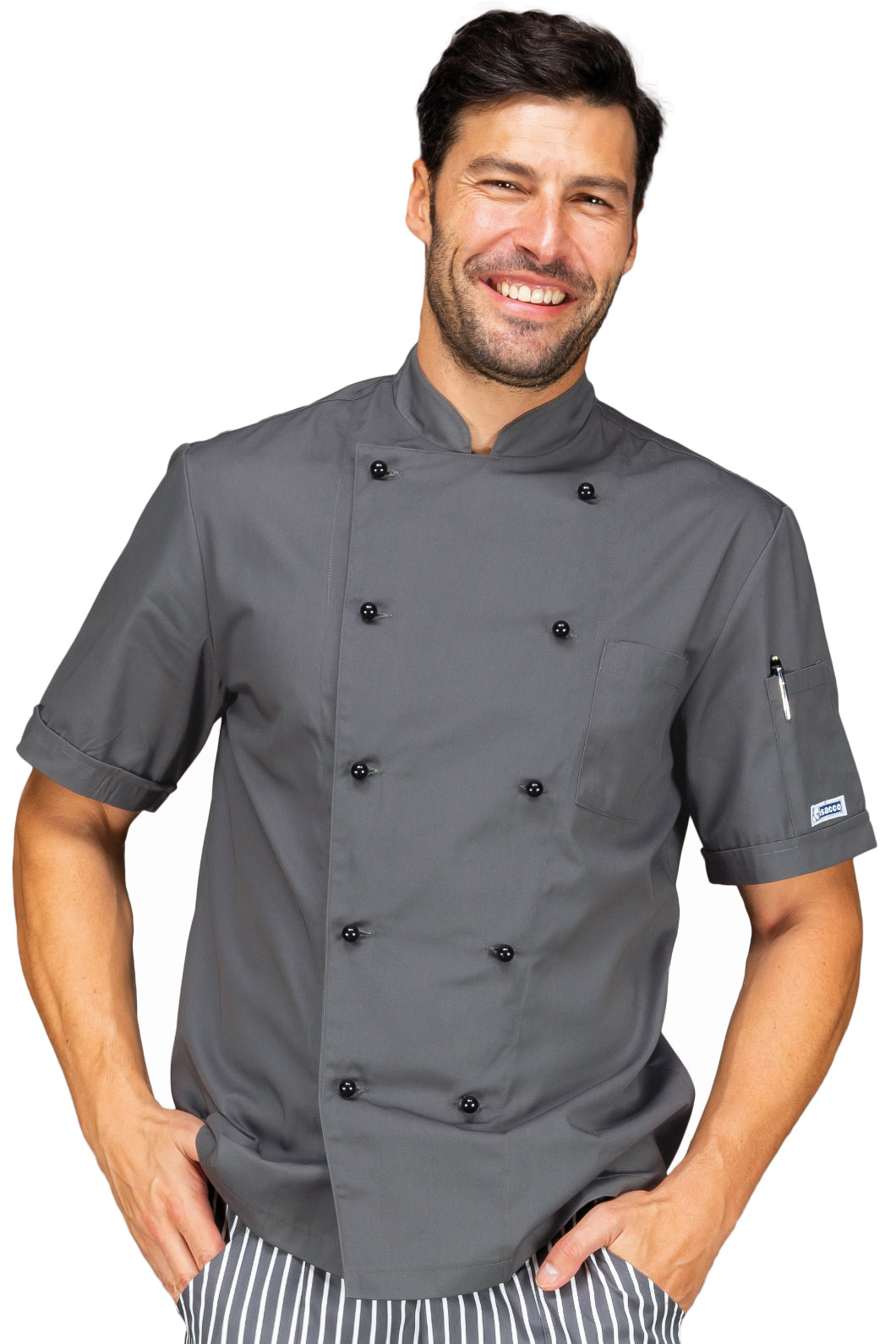 Isacco Kochjacke Cuoco Classica Bottoni Antipanico