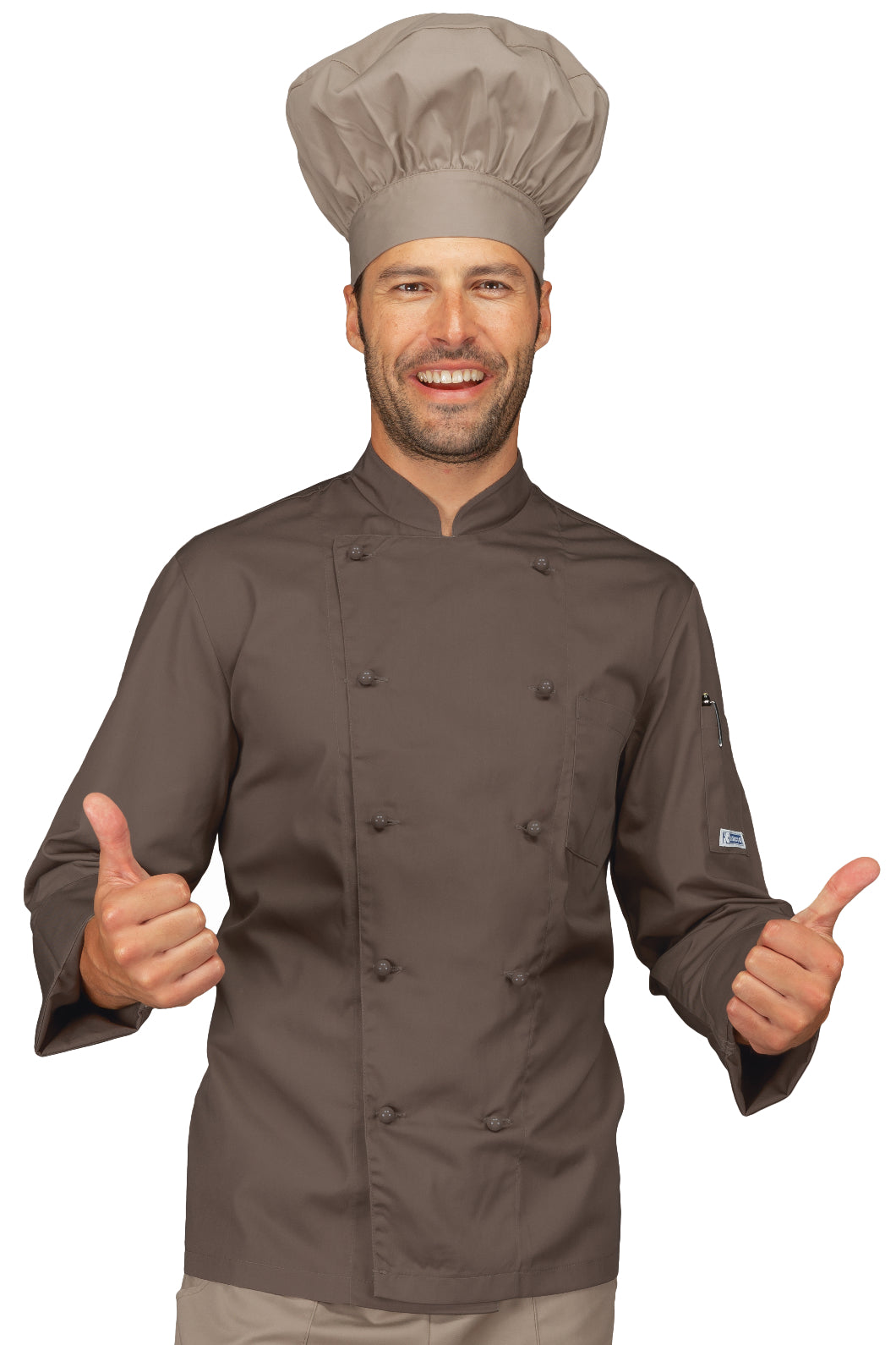 Isacco Kochjacke Cuoco Classica Bottoni Antipanico