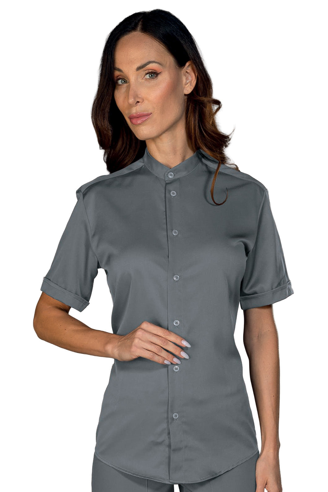 Isacco Hemd Unisex Detroit Stretch