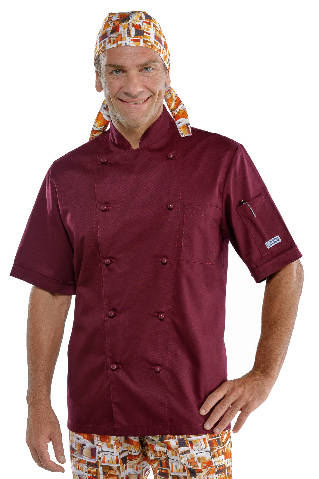 Isacco Kochjacke Cuoco Classica Bottoni Antipanico