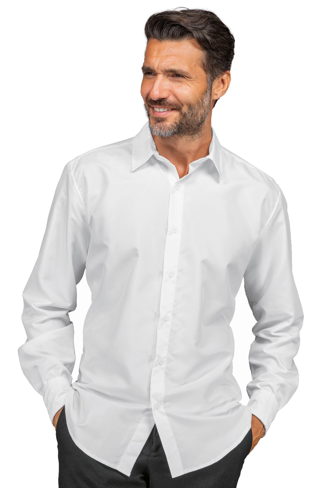 Isacco Unisex-Hemd Nevada Light – Langarm