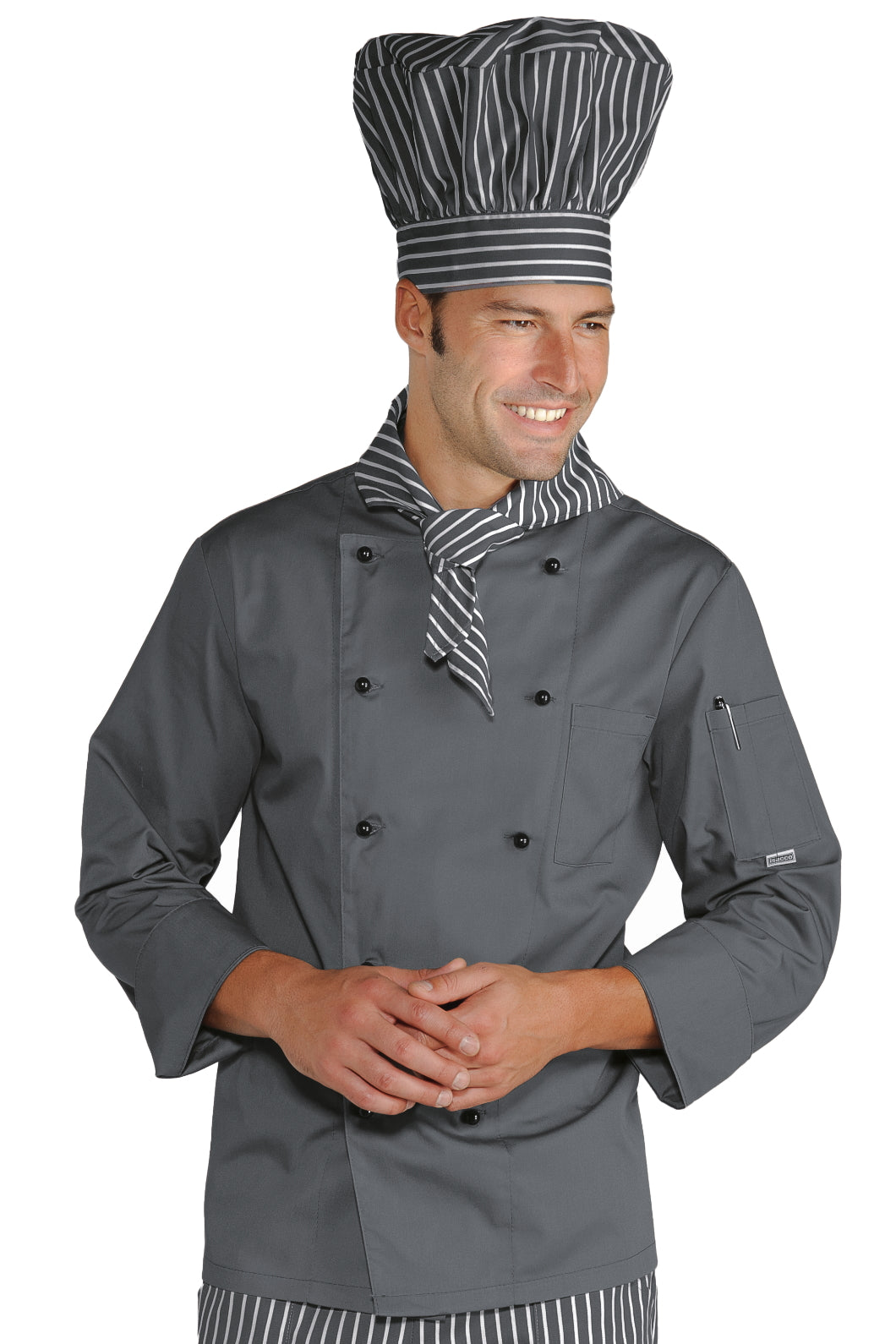 Isacco Kochjacke Cuoco Classica Bottoni Antipanico