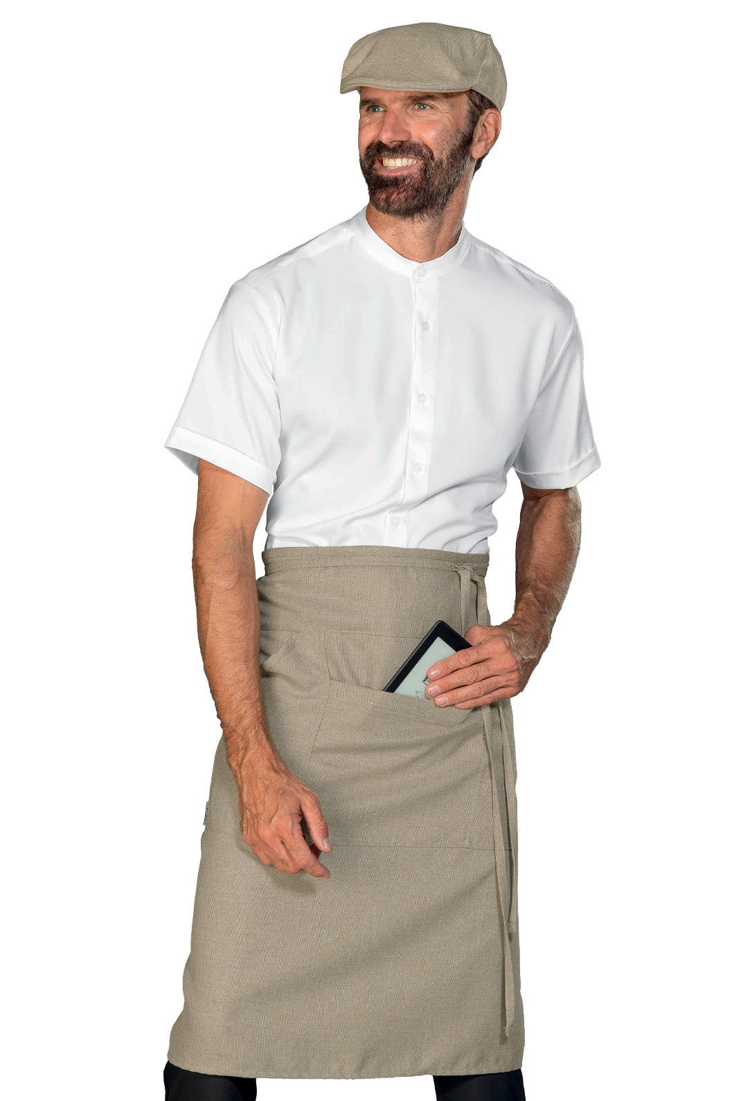 Isacco Schürze Eldorado mit Tablet-Tasche