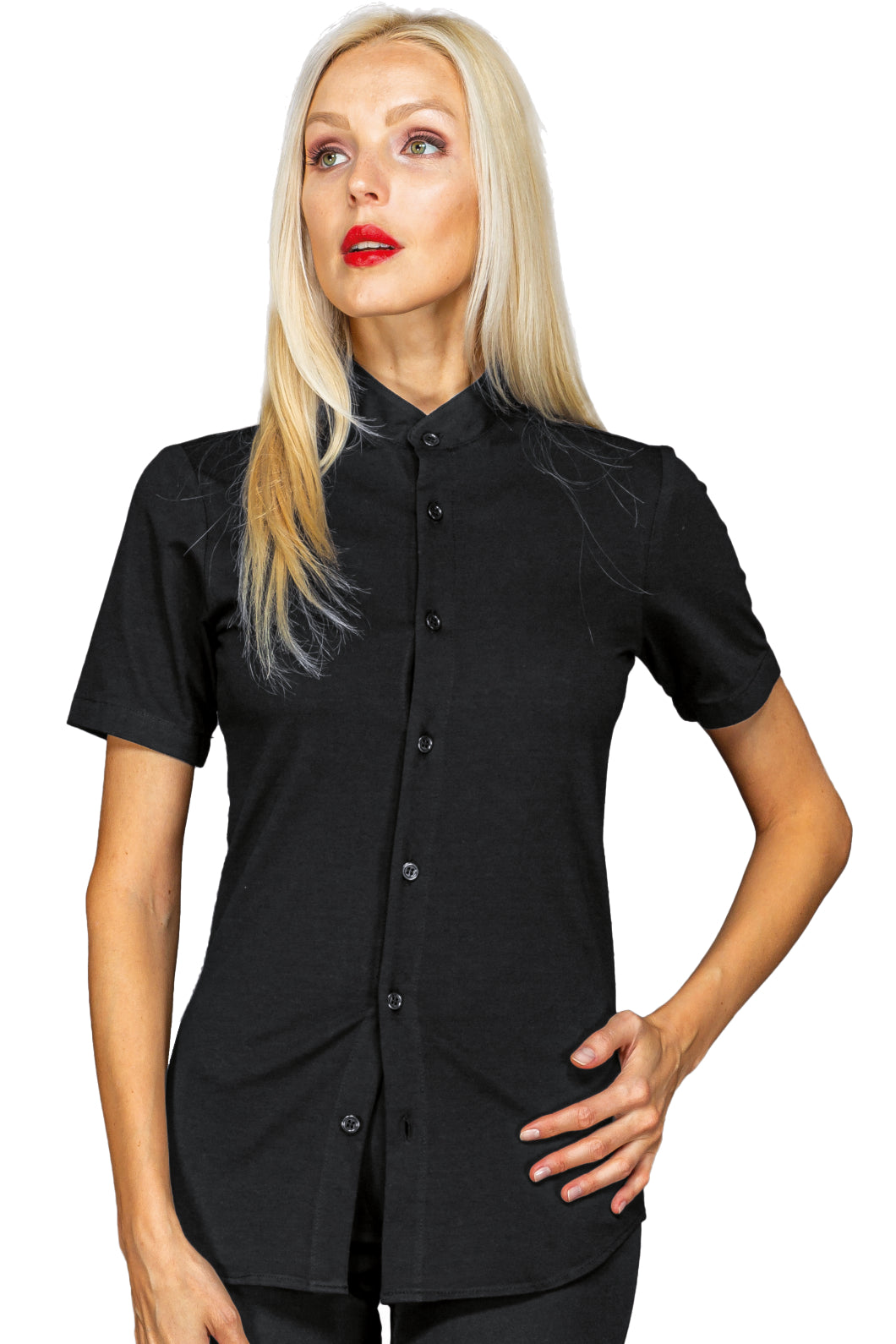 Isacco Unisex-Hemd Portorico jersey Kurzarm