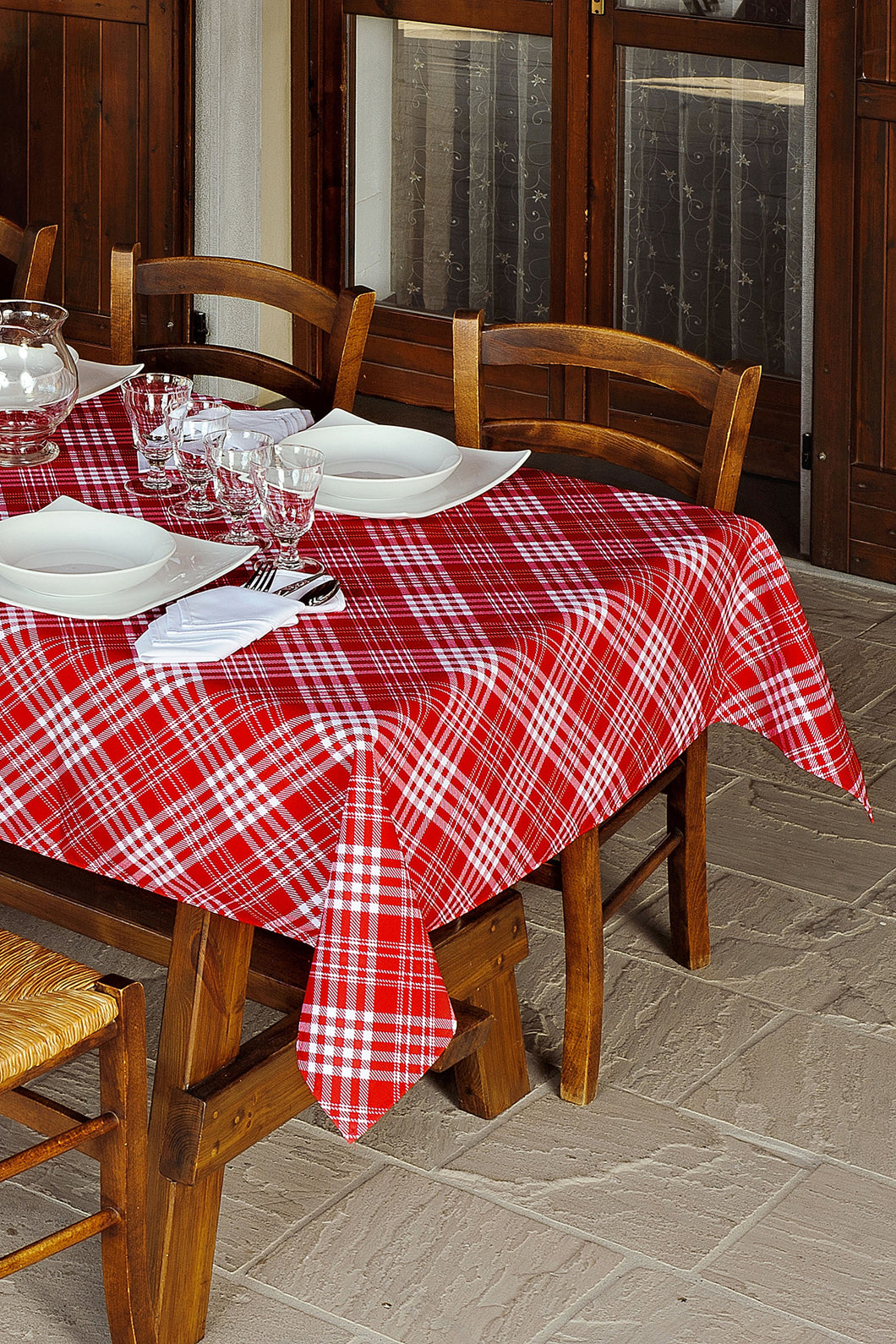 Isacco Stoffserviette TARTAN