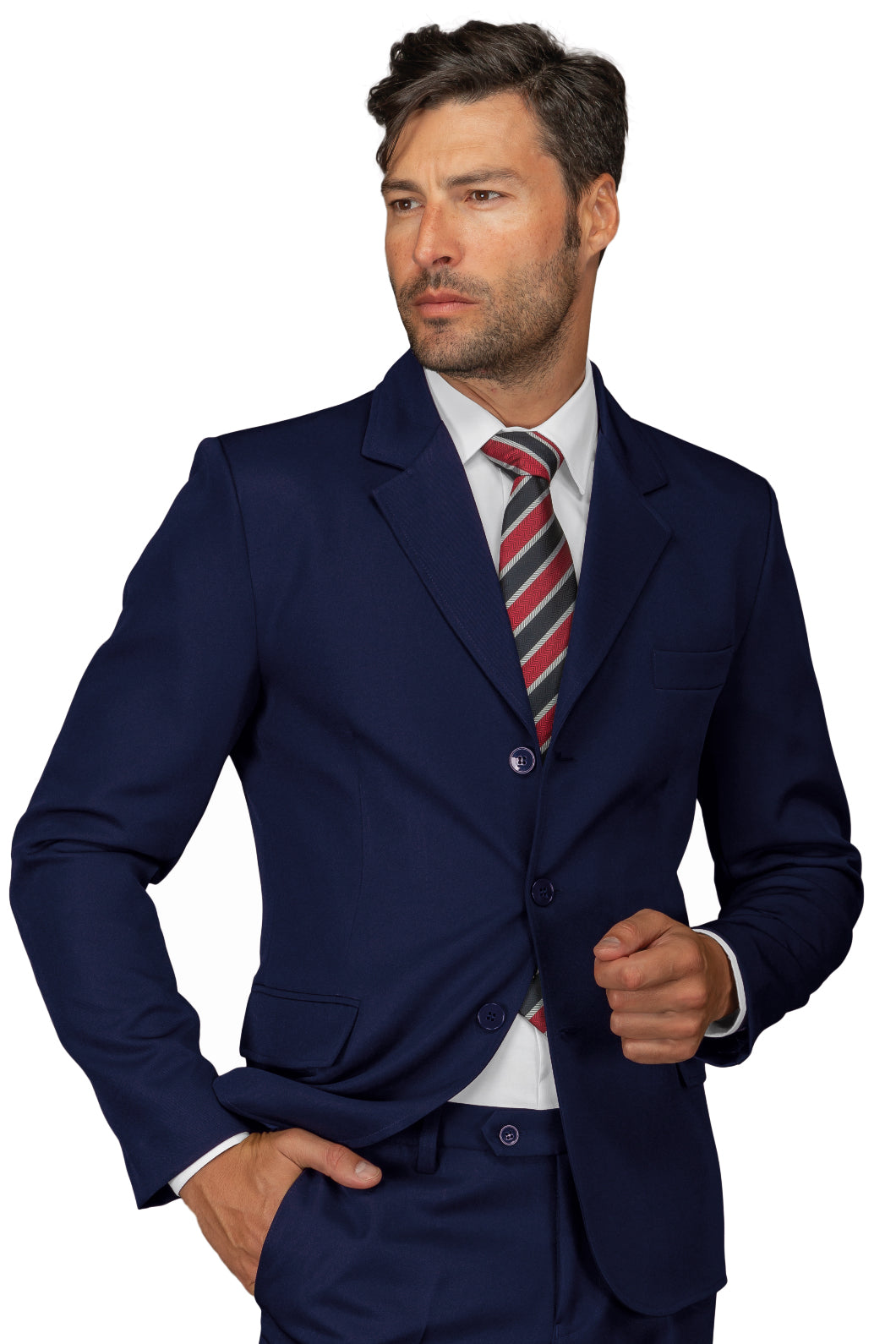 Isacco Servicejacke Uomo 3 Bottoni