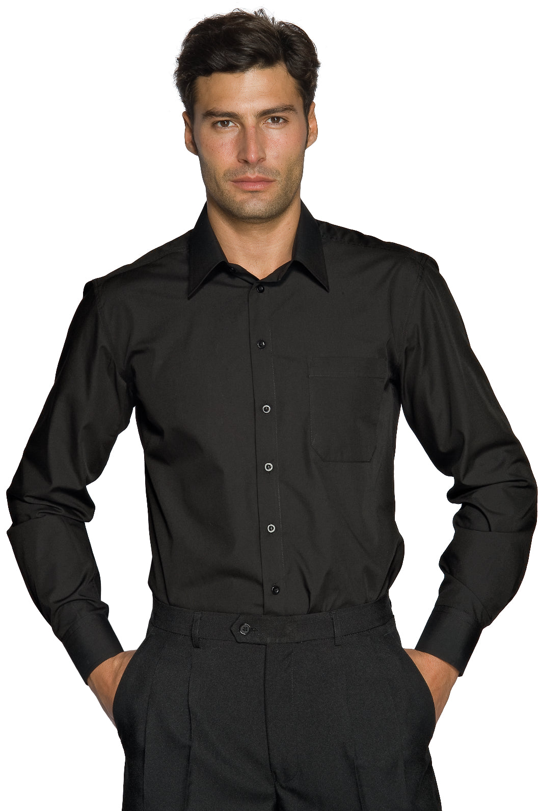 Isacco Unisex-Hemd Nevada Light – Langarm