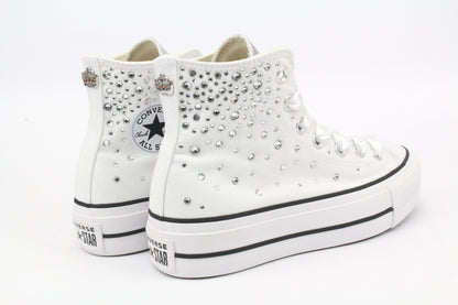 LA1970 Custom Sneakers – Platform White Strass & Glitter – Originalansicht 5