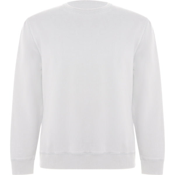 SWEATSHIRTS BATIAN – aus 65% gekämmte Baumwolle (57% Bio-Baumwolle) / 35% Polyester (21% recycelt), 300 g/m².Farbe Melange-Grau 58: 60% Baumwolle (48% Bio-Baumwolle) / 31% Polyester (21% recycelt) / 9% Viskose. – Bild 6
