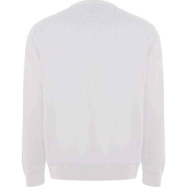 SWEATSHIRTS BATIAN – aus 65% gekämmte Baumwolle (57% Bio-Baumwolle) / 35% Polyester (21% recycelt), 300 g/m².Farbe Melange-Grau 58: 60% Baumwolle (48% Bio-Baumwolle) / 31% Polyester (21% recycelt) / 9% Viskose. – Bild 7