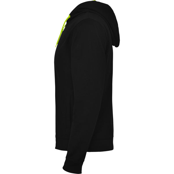 SWEATSHIRTS FUJI – aus Hauptmaterial: 60% Baumwolle / 40% Polyester, 280 g/m².Kapuz Innenfutter: 100% mikroperforiertes Polyester.Farbe Melange-Grau 58: 85% Baumwolle / 15% Viskose. – Bild 12