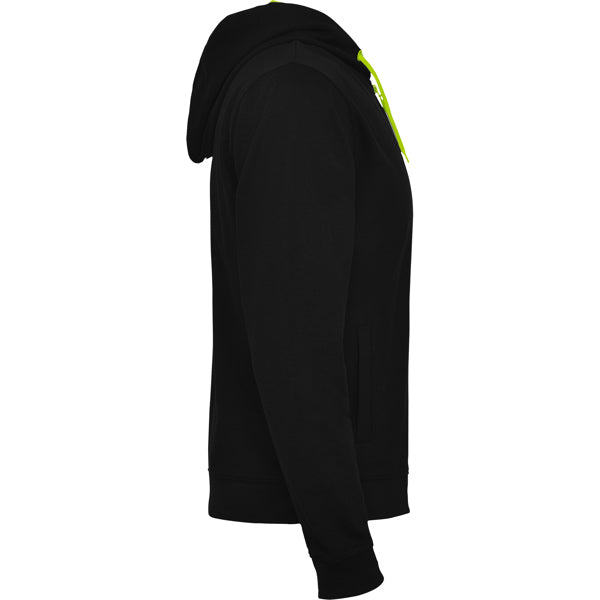 SWEATSHIRTS FUJI – aus Hauptmaterial: 60% Baumwolle / 40% Polyester, 280 g/m².Kapuz Innenfutter: 100% mikroperforiertes Polyester.Farbe Melange-Grau 58: 85% Baumwolle / 15% Viskose. – Bild 13