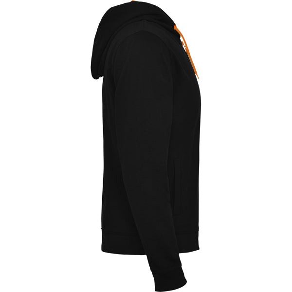 SWEATSHIRTS FUJI – aus Hauptmaterial: 60% Baumwolle / 40% Polyester, 280 g/m².Kapuz Innenfutter: 100% mikroperforiertes Polyester.Farbe Melange-Grau 58: 85% Baumwolle / 15% Viskose. – Bild 18