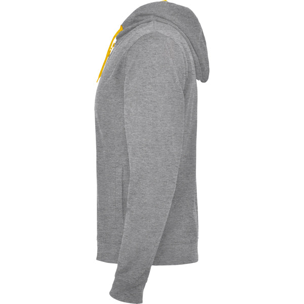 SWEATSHIRTS FUJI – aus Hauptmaterial: 60% Baumwolle / 40% Polyester, 280 g/m².Kapuz Innenfutter: 100% mikroperforiertes Polyester.Farbe Melange-Grau 58: 85% Baumwolle / 15% Viskose. – Bild 37