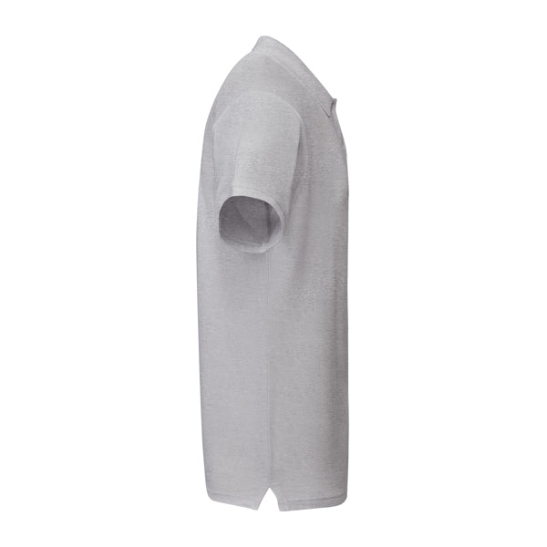 POLOSHIRTS PRINCE – aus 100% Bio-Baumwolle, 210 g/m². Farbe Heather Grey 58: 85% Bio-Baumwolle und 15% Viskose. – Bild 34