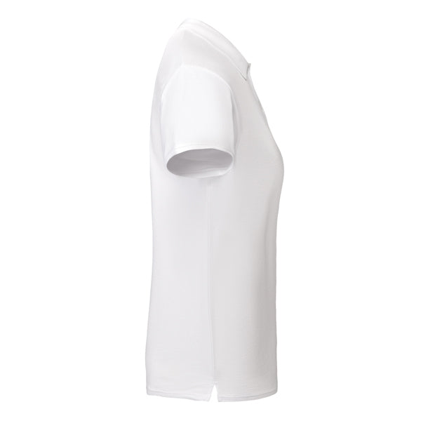 POLOSHIRTS PRINCE WOMAN – aus 100% Bio-Baumwolle, 210 g/m². Farbe Heather Grey 58: 85% Bio-Baumwolle und 15% Viskose. – Bild 9