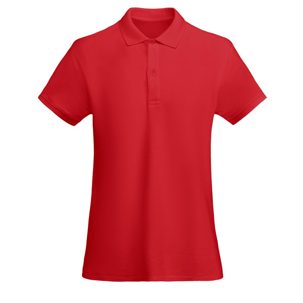 POLOSHIRTS PRINCE WOMAN – aus 100% Bio-Baumwolle, 210 g/m². Farbe Heather Grey 58: 85% Bio-Baumwolle und 15% Viskose. – Bild 36