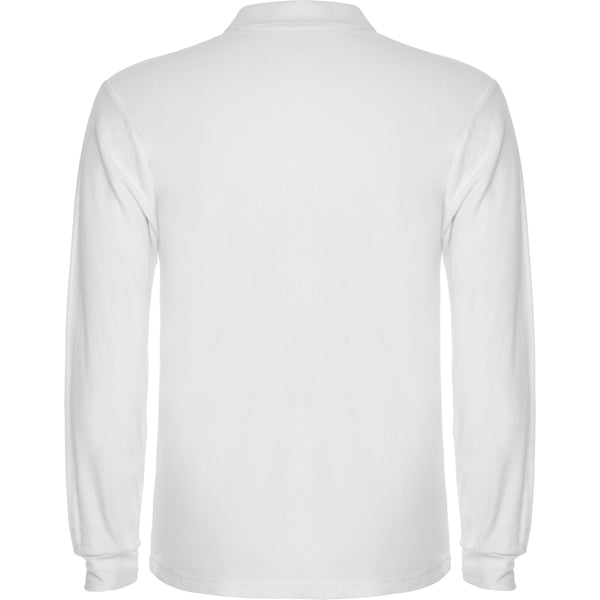POLOSHIRTS ESTRELLA L/S – aus 100% Baumwolle, Piqué, 220 g/m². Heather Grey 58: 85% Baumwolle / 15% Viskose. – Bild 8