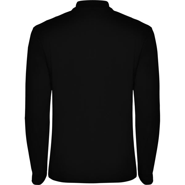 POLOSHIRTS ESTRELLA L/S – aus 100% Baumwolle, Piqué, 220 g/m². Heather Grey 58: 85% Baumwolle / 15% Viskose. – Bild 13
