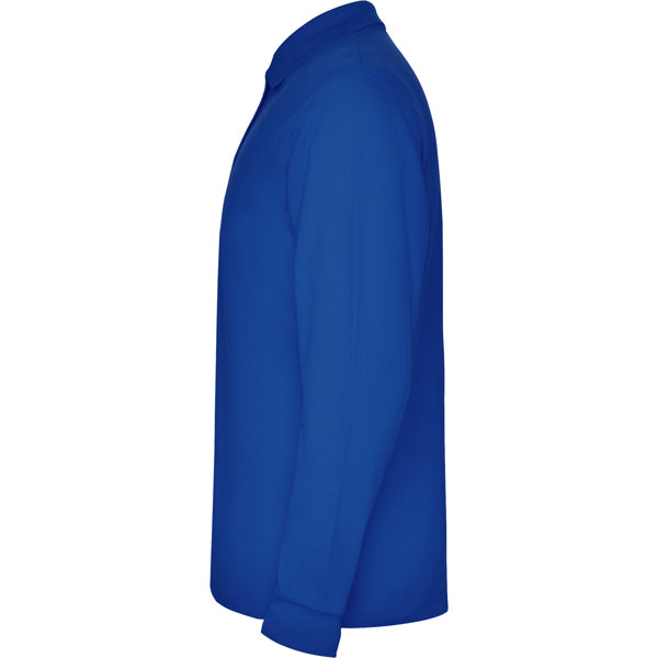 POLOSHIRTS ESTRELLA L/S – aus 100% Baumwolle, Piqué, 220 g/m². Heather Grey 58: 85% Baumwolle / 15% Viskose. – Bild 24